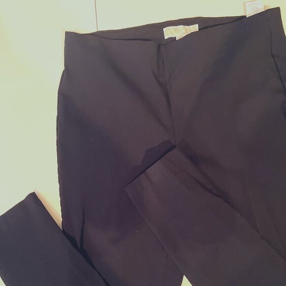 Michael Michael Kors Black Elastic Waist Pull-On Pants – Size Large - Picture 2 of 6